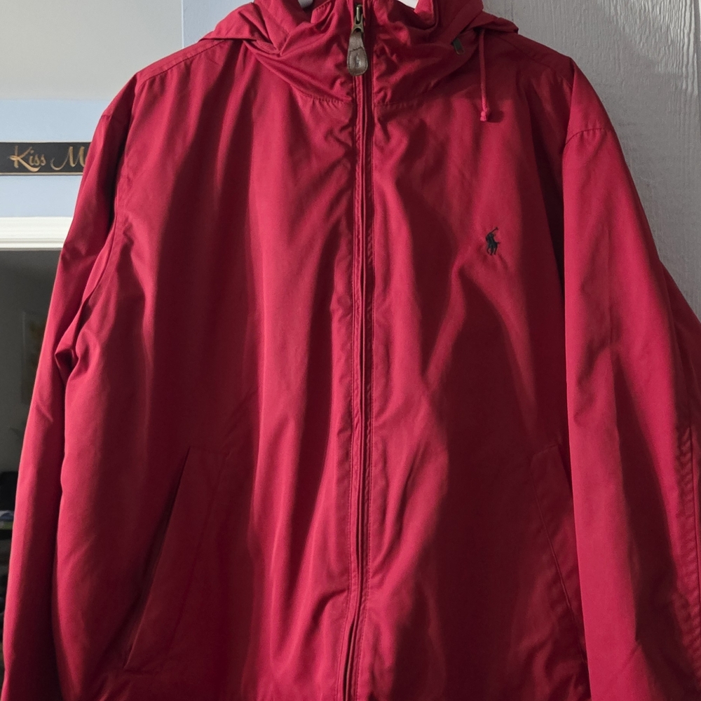 Ralph Lauren Mens Red Wintercoat.